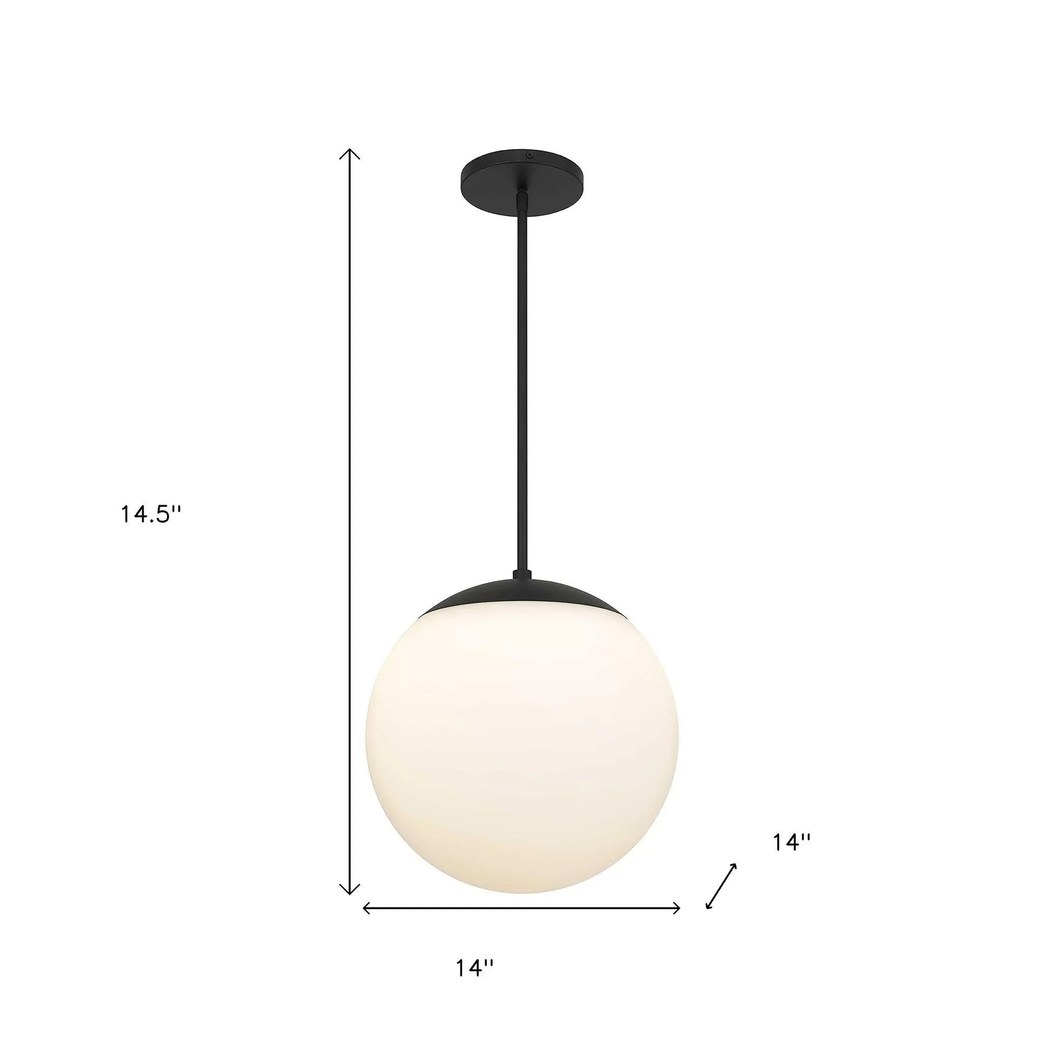 Black And White Frosted LED Dimmable Outdoor Hanging Light With Black Shades Homeroots Outdoor