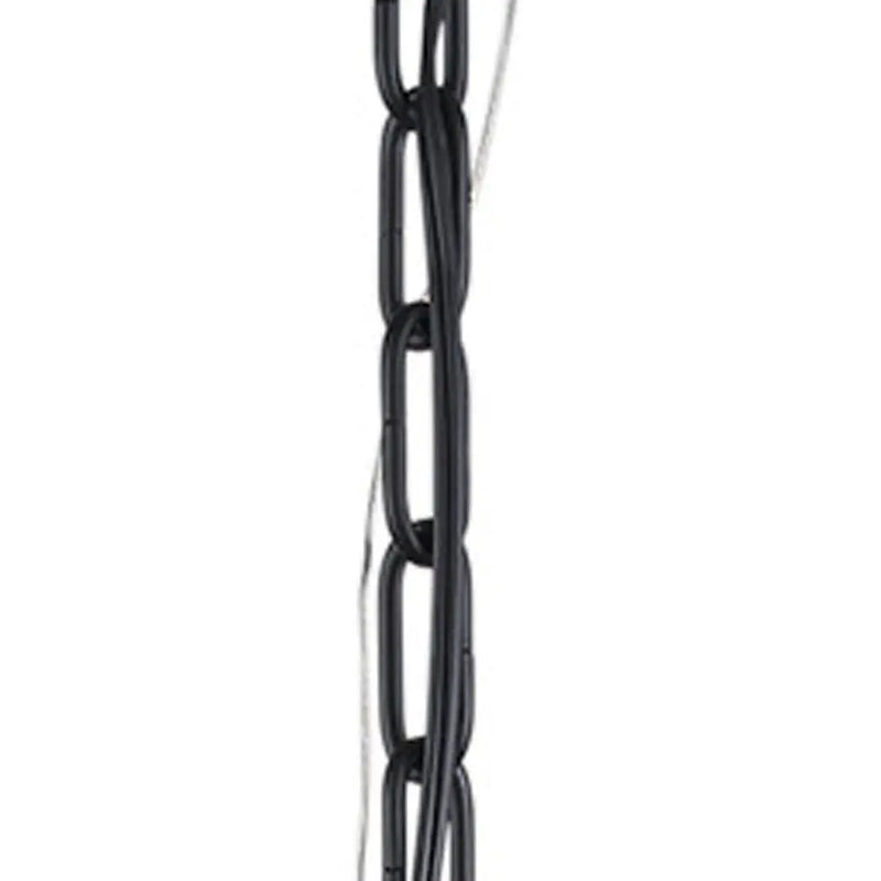 Black And White Single Metal Dimmable Ceiling Light With White Shades Homeroots Lighting