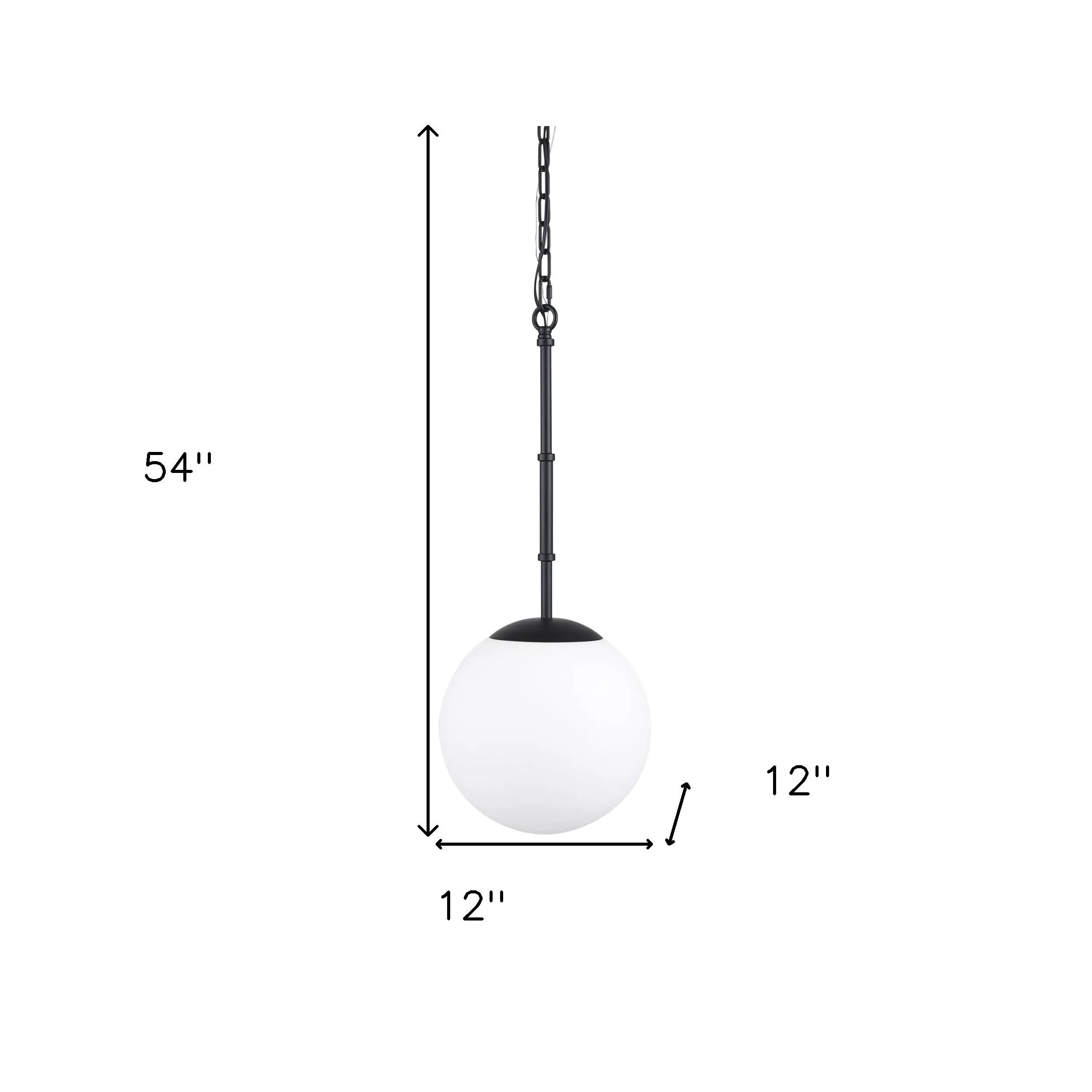 Black And White Single Metal Dimmable Ceiling Light With White Shades Homeroots Lighting