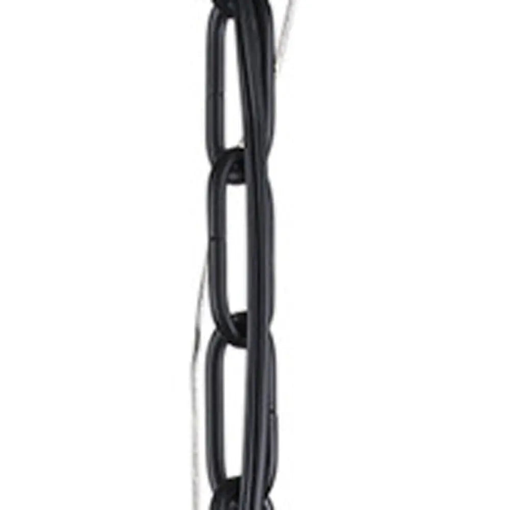 Black And White Single Metal Dimmable Ceiling Light With White Shades Homeroots Lighting