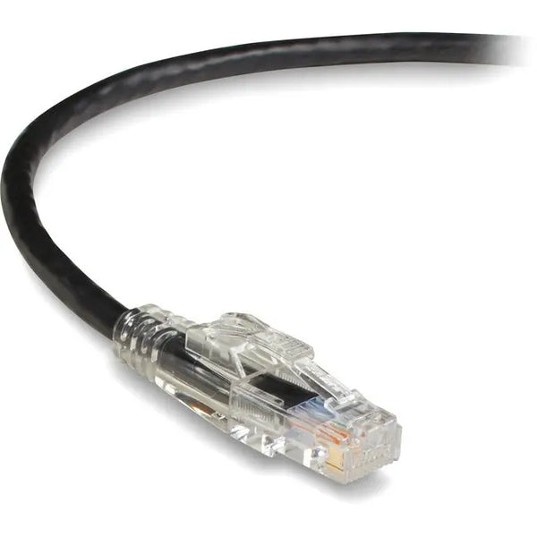 Black Box GigaBase 3 CAT5e 350-MHz Lockable Patch Cable (UTP), Black, 7-ft. (2.1-m) Black Box Corporation
