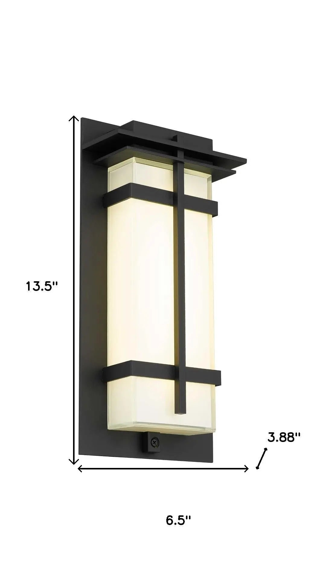 Black Colorful LED Dimmable Outdoor Hanging Light Homeroots Outdoor