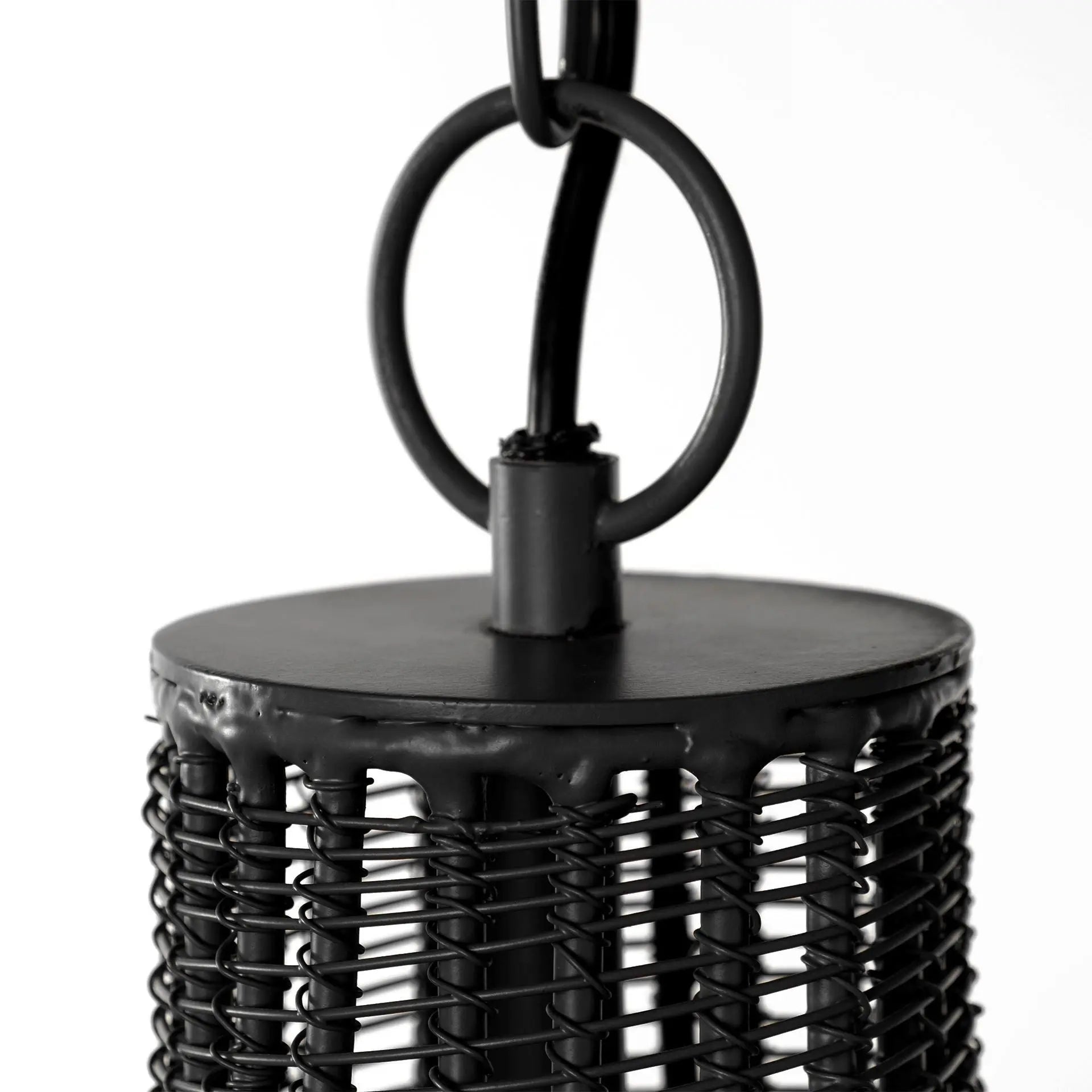 Black Four Light Metal Dimmable Chandelier With Black Shades Homeroots Lighting