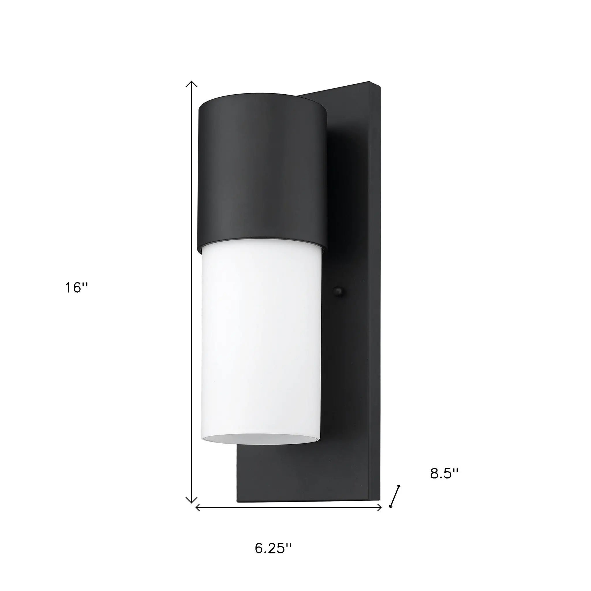 Black Frosted Dimmable Outdoor Hanging Light With Black And White Shades Homeroots Outdoor