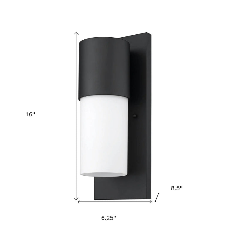 Black Frosted Dimmable Outdoor Hanging Light With Black And White Shades Homeroots Outdoor