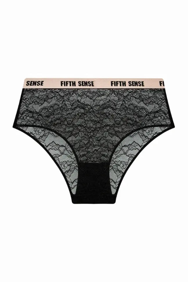 Black Jasmine High Waist Panties Monique Store