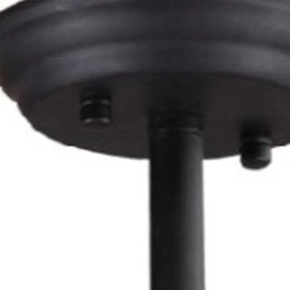 Black Kitchen Island Six Light Metal Ceiling Light Homeroots Lighting