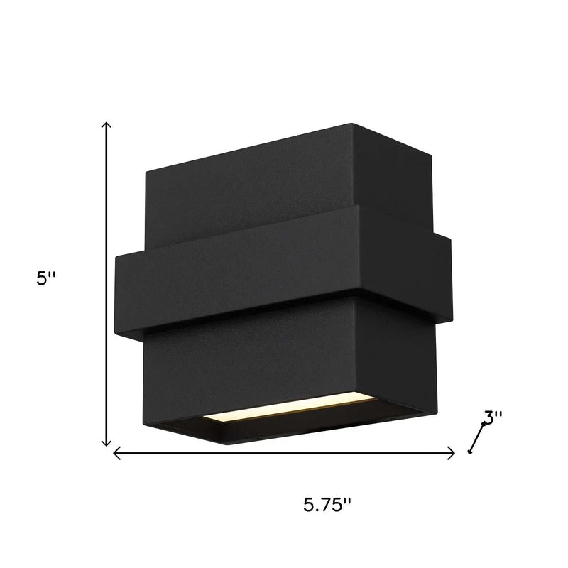 Black LED Dimmable Outdoor Hanging Light Homeroots Outdoor