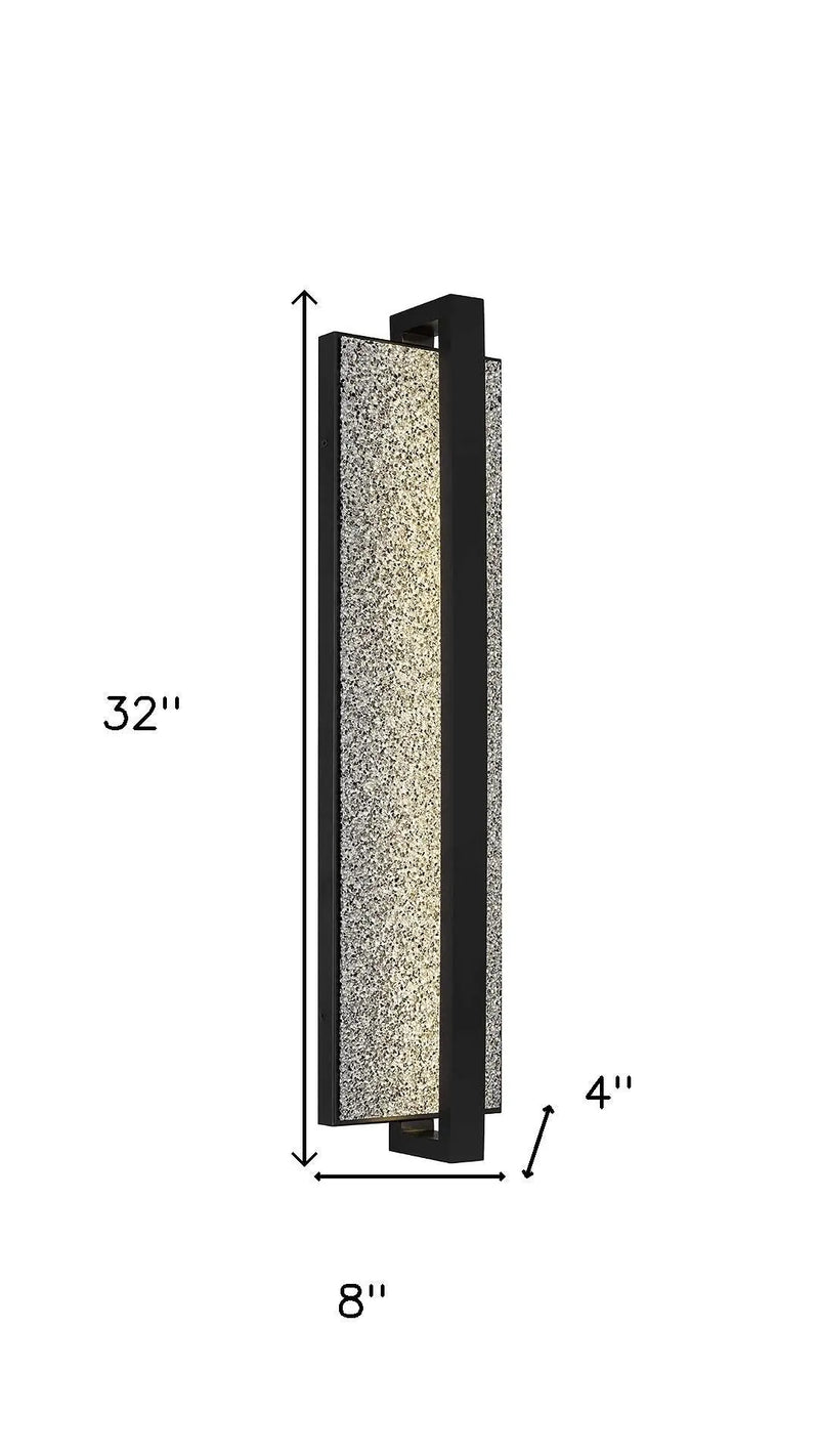 Black LED Dimmable Outdoor Hanging Light Homeroots Outdoor