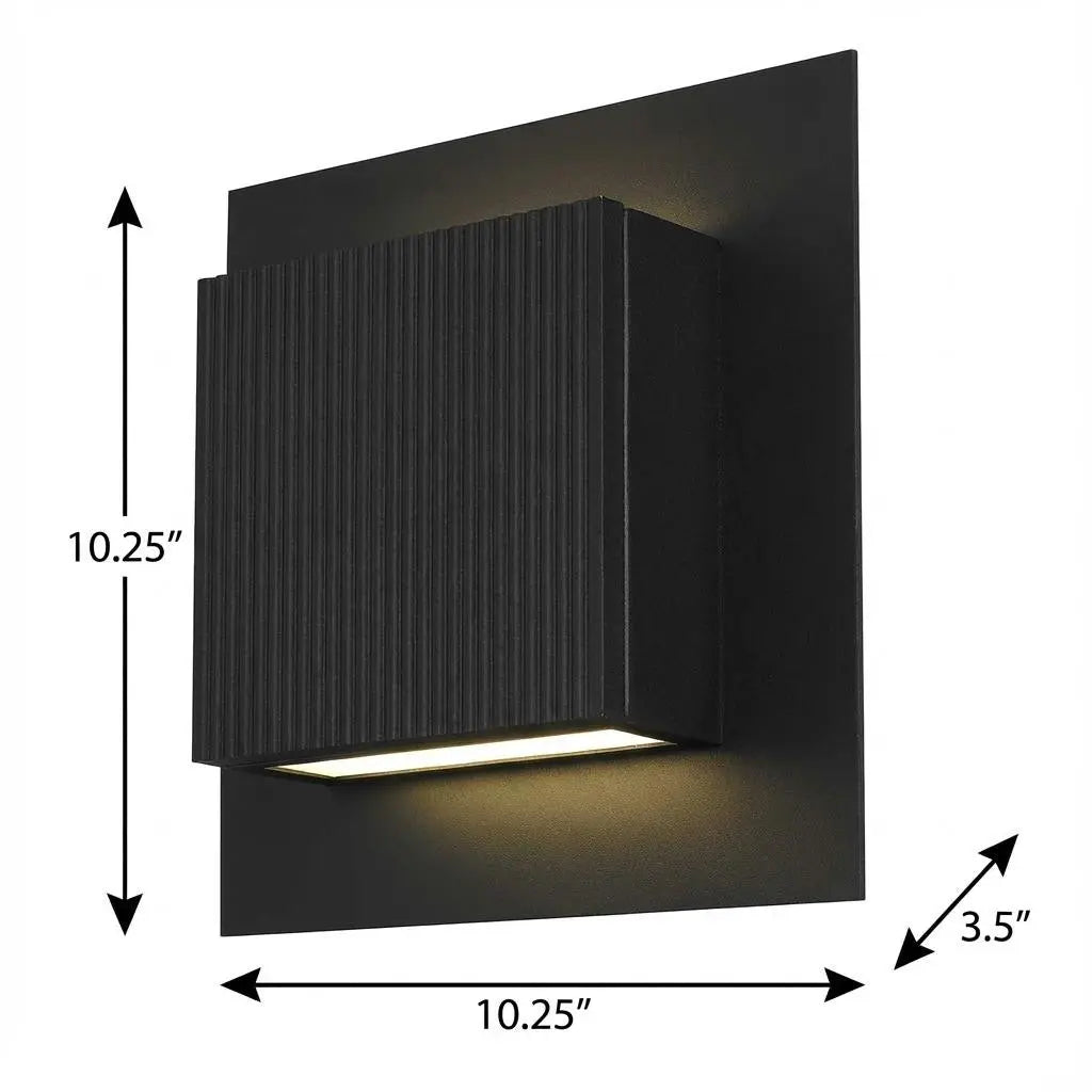Black LED Dimmable Outdoor Hanging Light Homeroots Outdoor