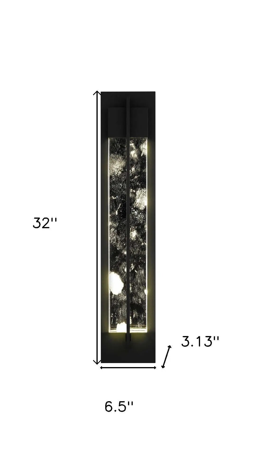 Black LED Dimmable Outdoor Hanging Light Homeroots Outdoor