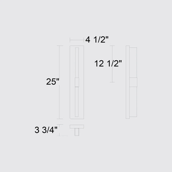 Black LED Dimmable Outdoor Hanging Light Homeroots Outdoor