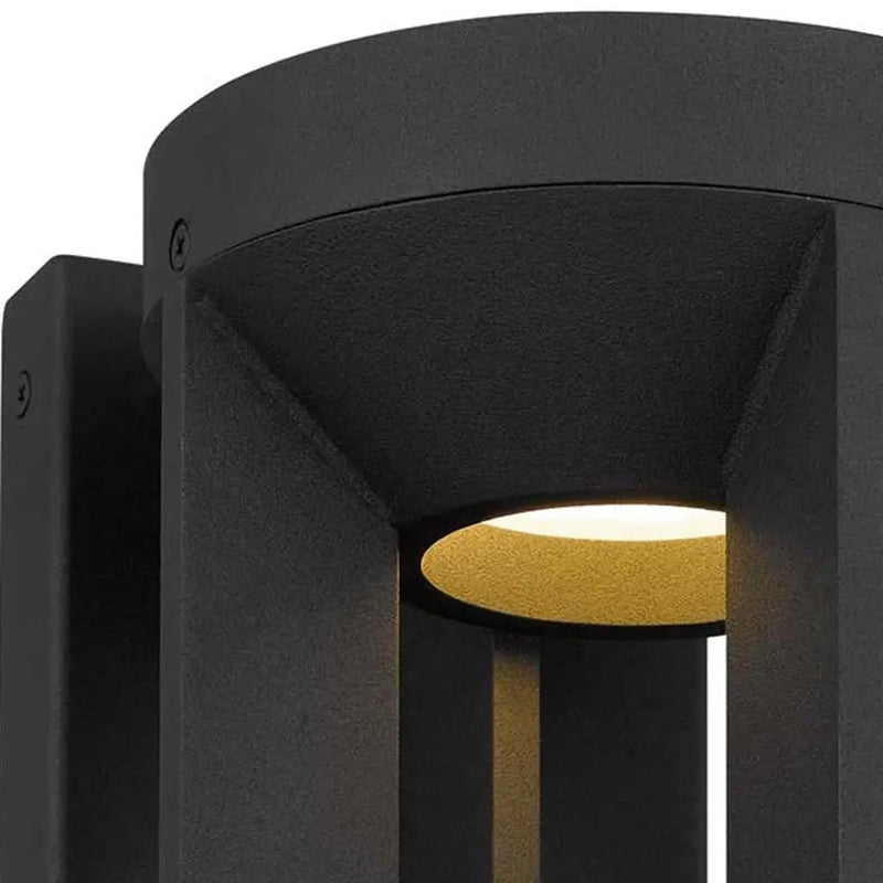 Black LED Dimmable Outdoor Hanging Light Homeroots Outdoor