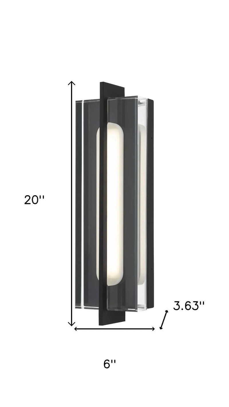 Black LED Dimmable Outdoor Hanging Light Homeroots Outdoor