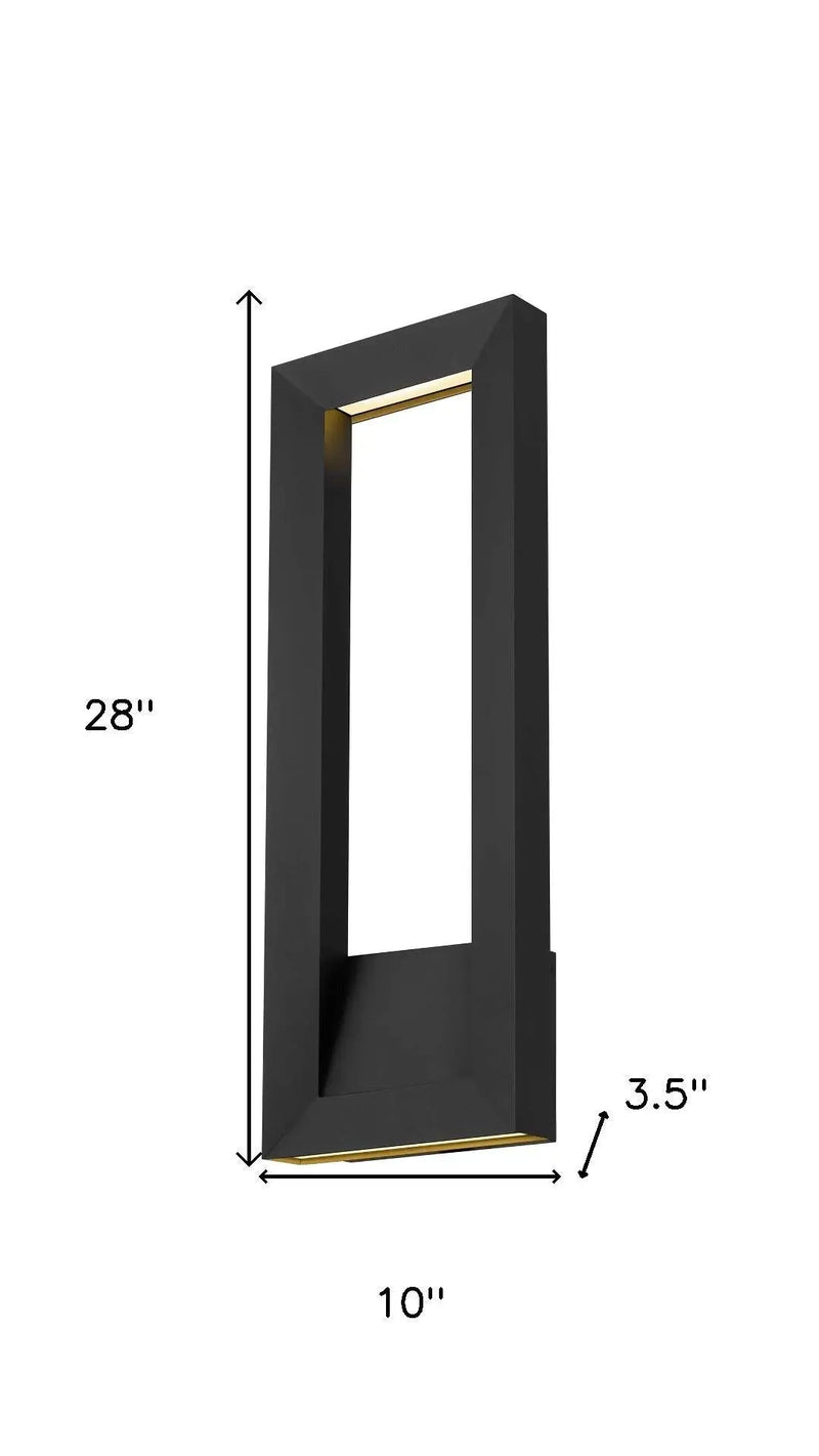 Black LED Dimmable Outdoor Hanging Light Homeroots Outdoor