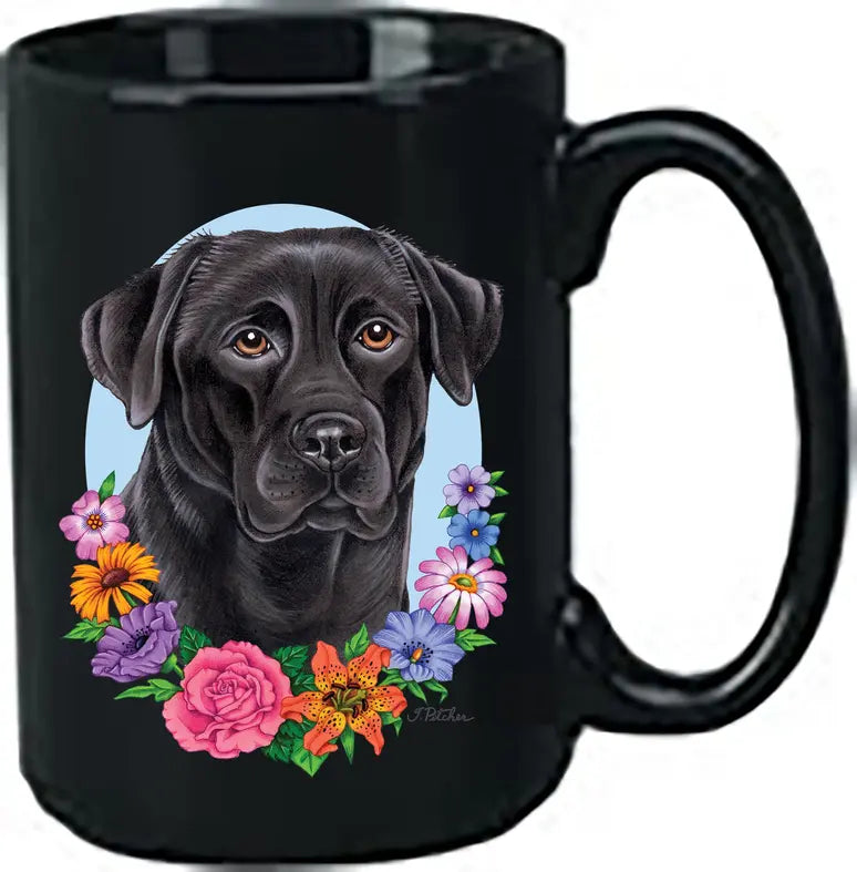 Black Labrador - Best of Breed Ceramic 15oz Coffee Black Mug Best of Breed