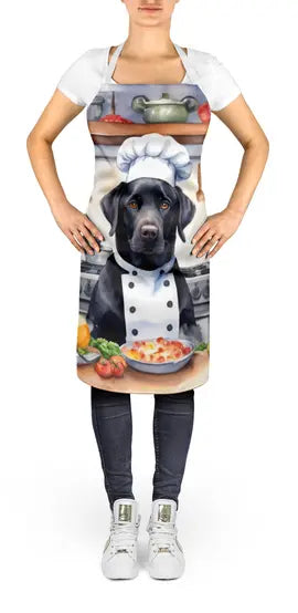 Black Labrador Retriever The Chef Apron Caroline's Treasures