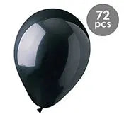 Black Latex Balloons - 72 count Harnel