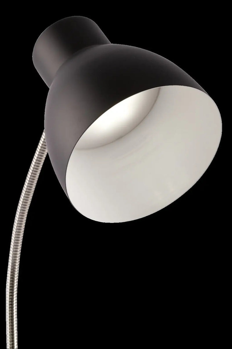 Black Matte and Silver LED Adjustable Desk Lamp Homeroots Lighting