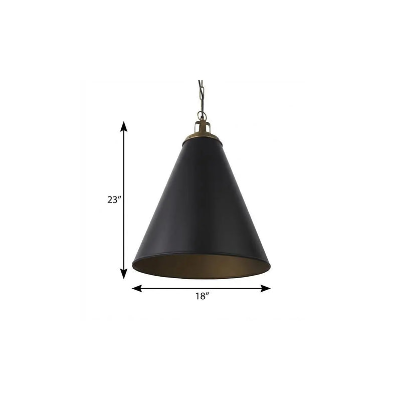Black Metal Single Ceiling Light With Black Shades Homeroots Lighting