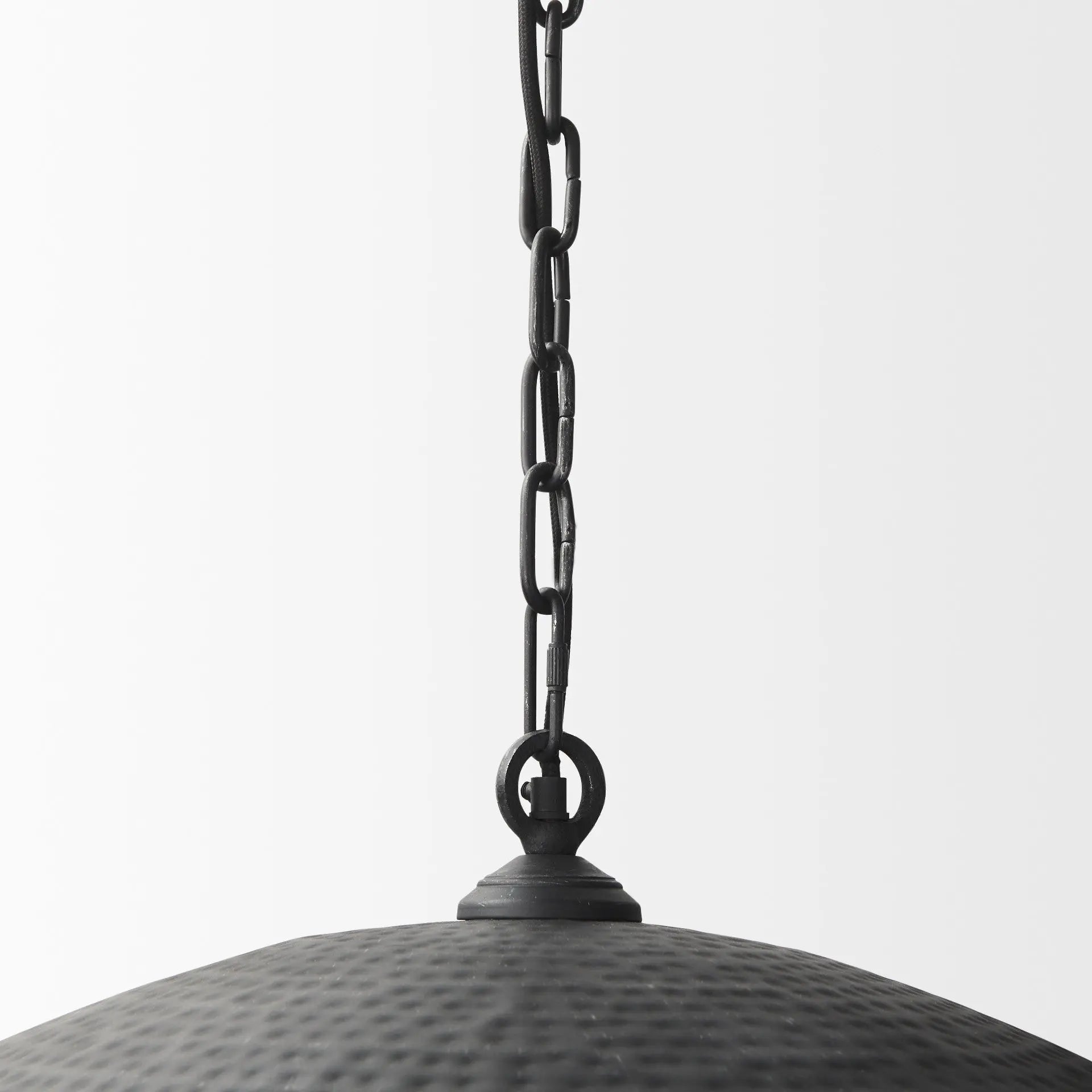 Black Metal Single Ceiling Light With Black Shades Homeroots Lighting