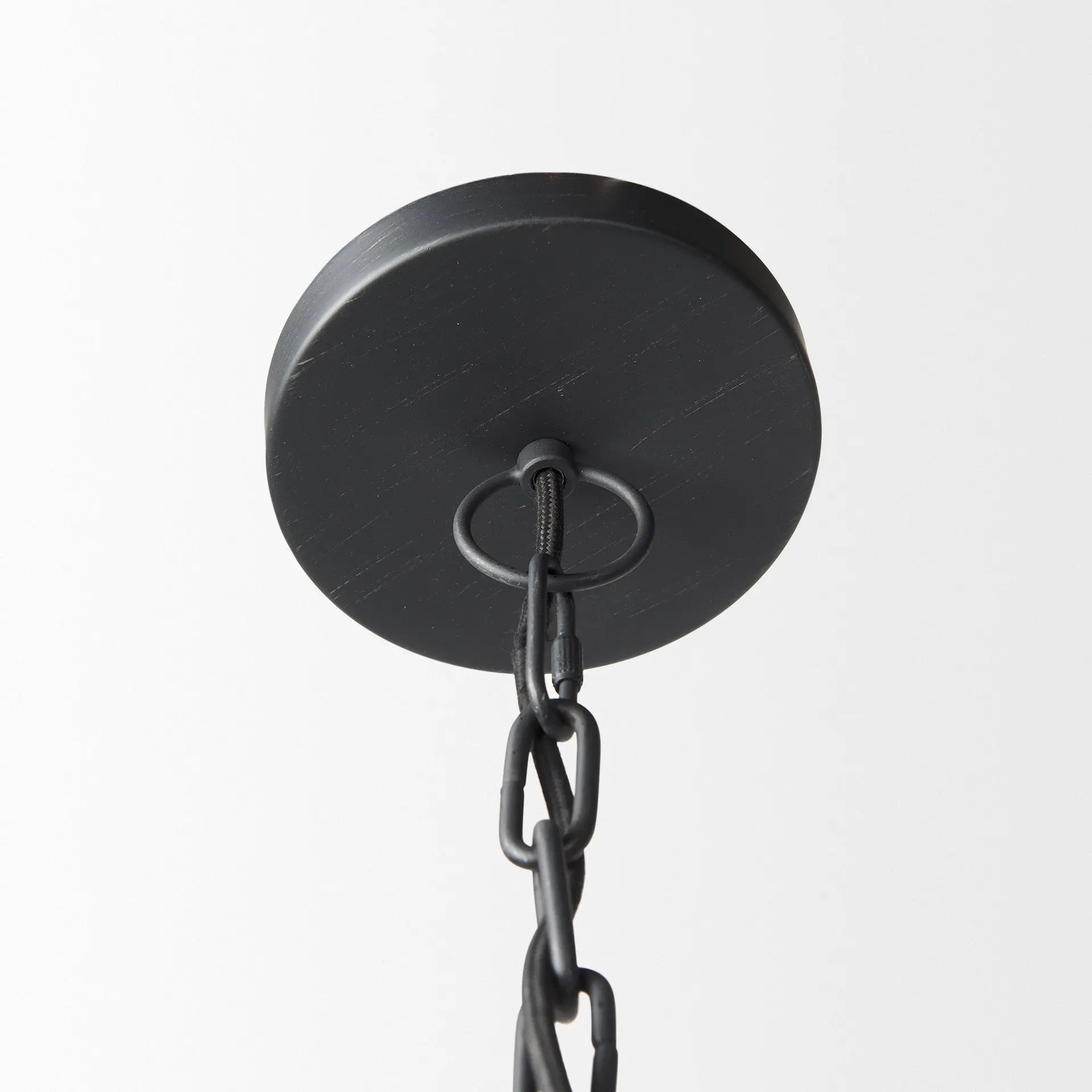 Black Metal Single Ceiling Light With Black Shades Homeroots Lighting