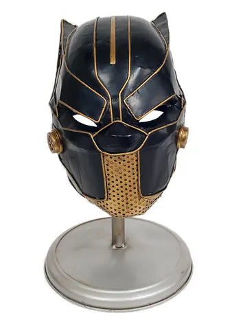 Black Panther-Inspired Metal Model Helmet OMH USA
