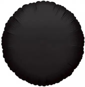 Black Round Mylar Balloon Harnel