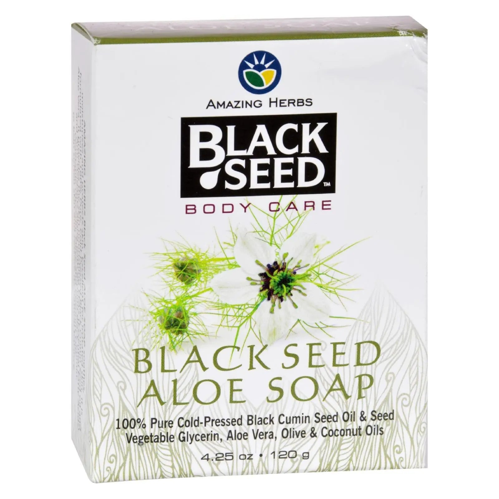Black Seed Bar Soap - Aloe - 4.25 Oz Black Seed