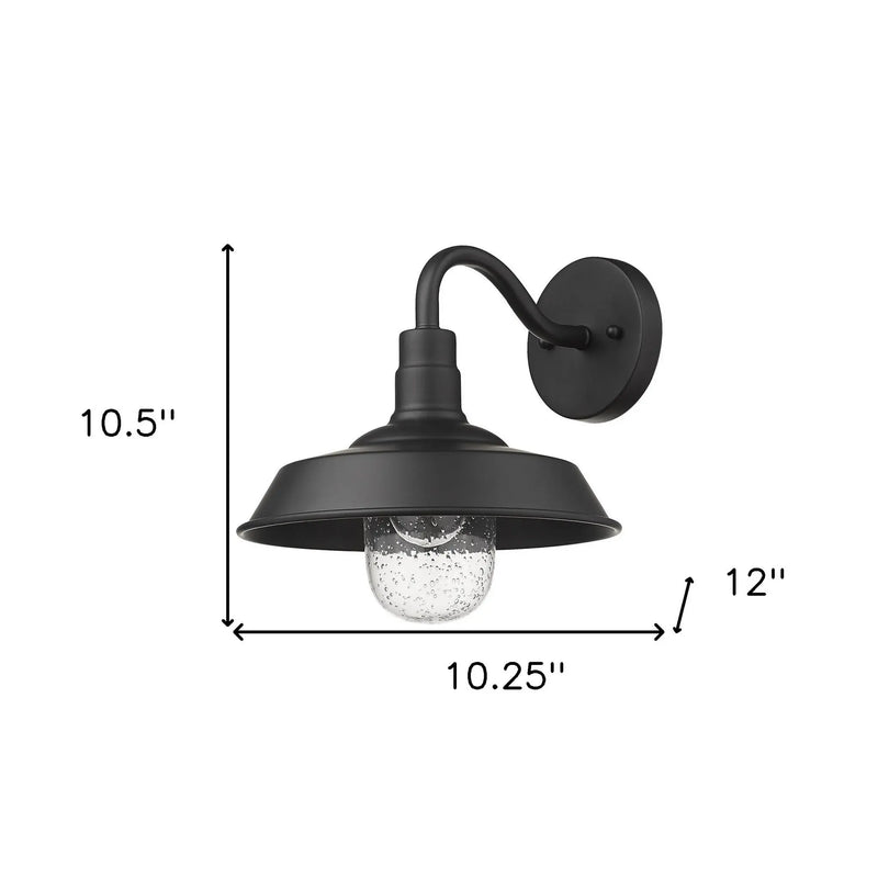 Black Seeded Dimmable Outdoor Hanging Light With Black Shades Homeroots Outdoor