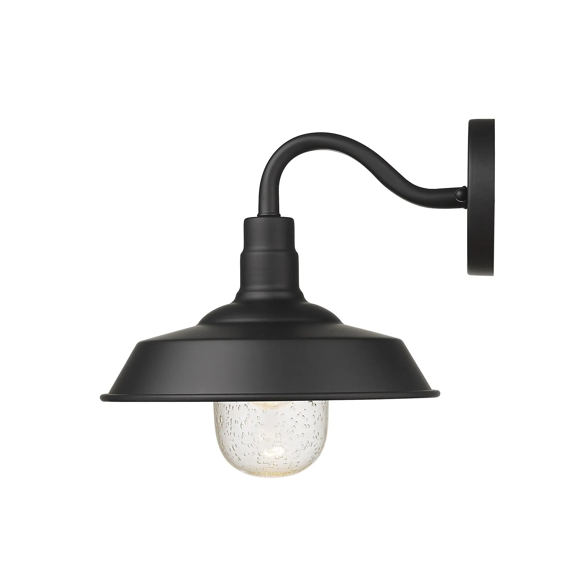 Black Seeded Dimmable Outdoor Hanging Light With Black Shades Homeroots Outdoor