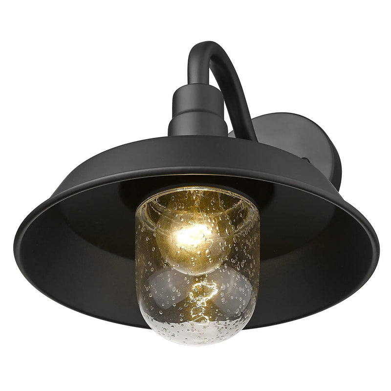 Black Seeded Dimmable Outdoor Hanging Light With Black Shades Homeroots Outdoor