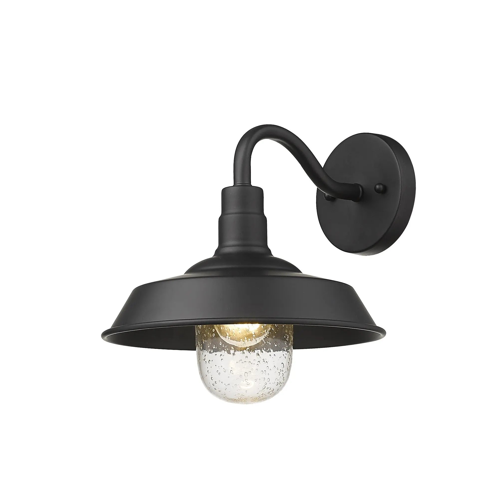 Black Seeded Dimmable Outdoor Hanging Light With Black Shades Homeroots Outdoor