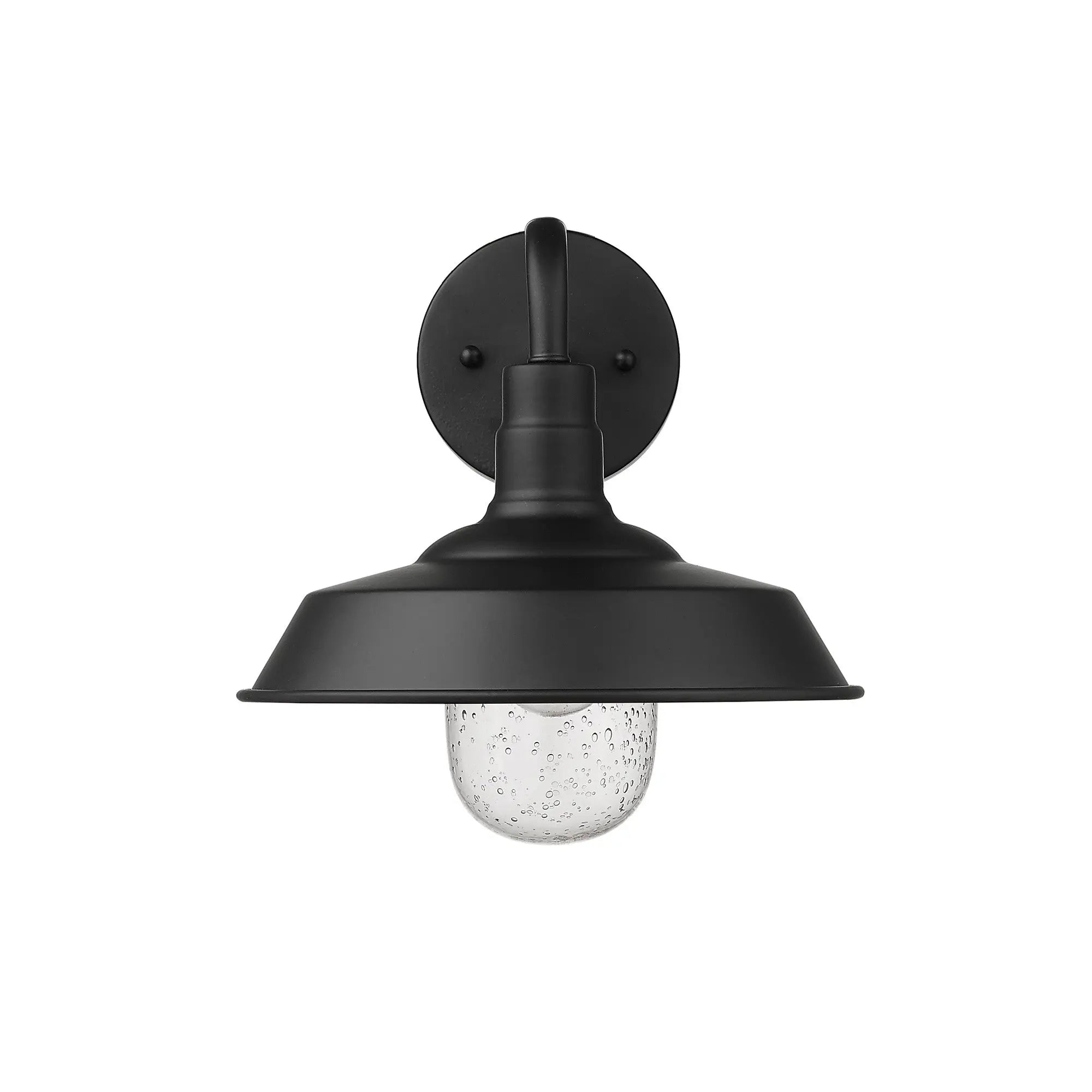 Black Seeded Dimmable Outdoor Hanging Light With Black Shades Homeroots Outdoor