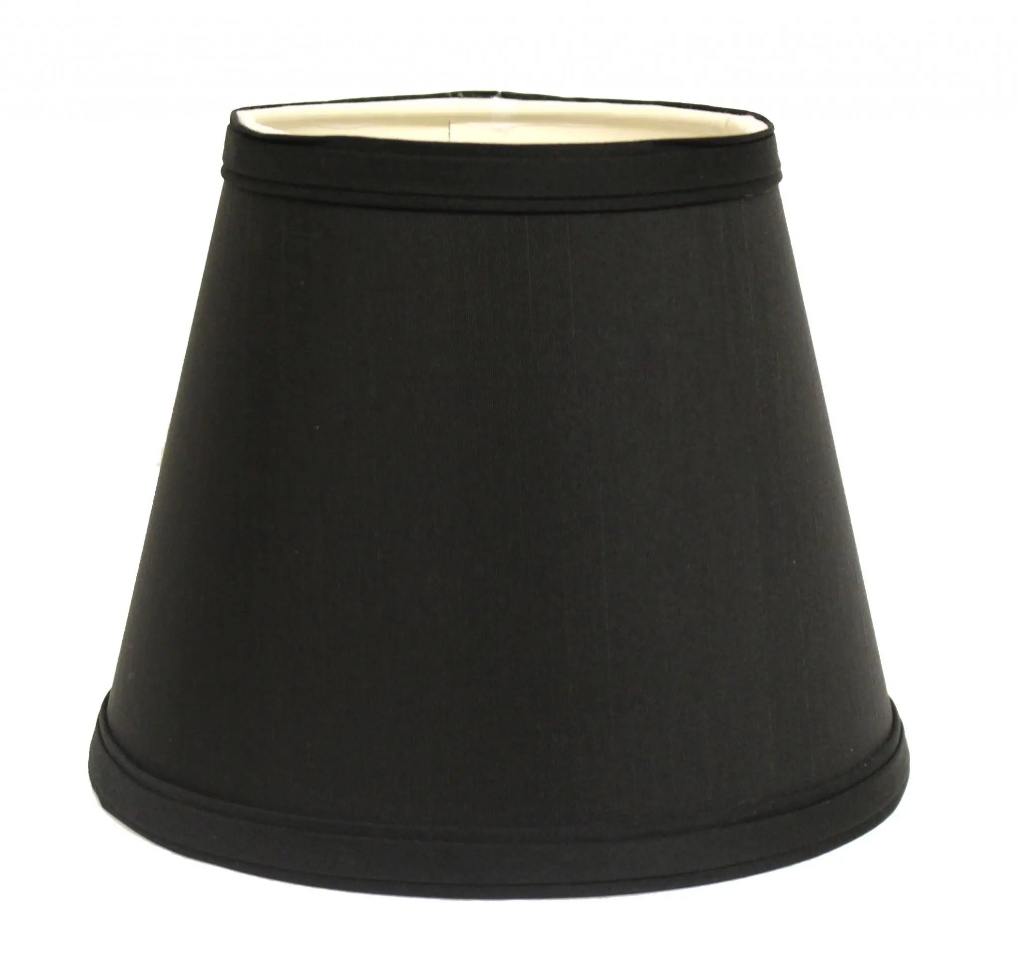 Black Shantung Silk Empire Lamp Shade Homeroots Lighting