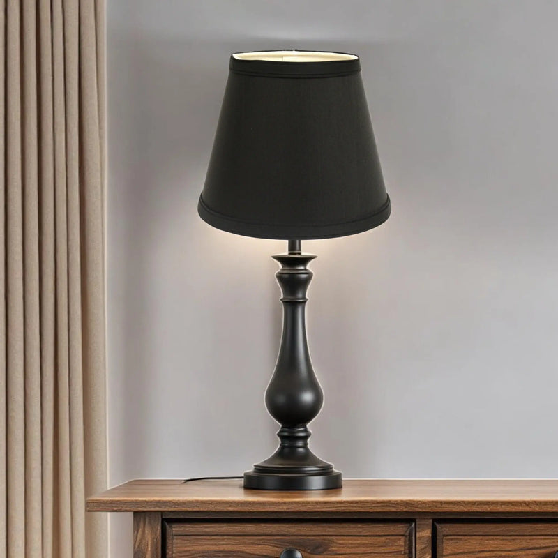 Black Shantung Silk Empire Lamp Shade Homeroots Lighting