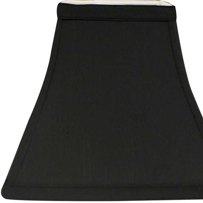 Black Shantung Silk Square Lamp Shade Homeroots Lighting
