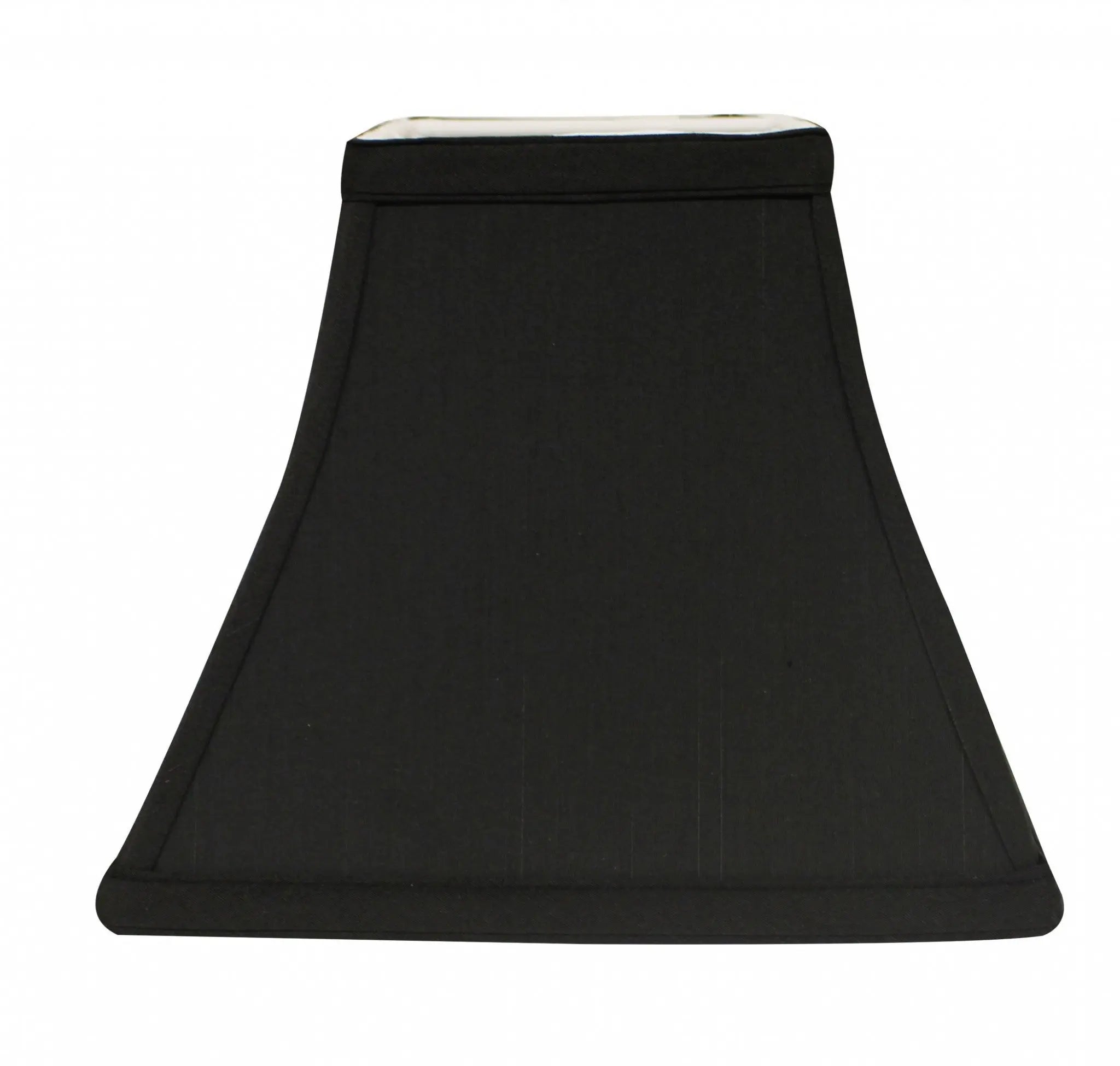 Black Shantung Silk Square Lamp Shade Homeroots Lighting