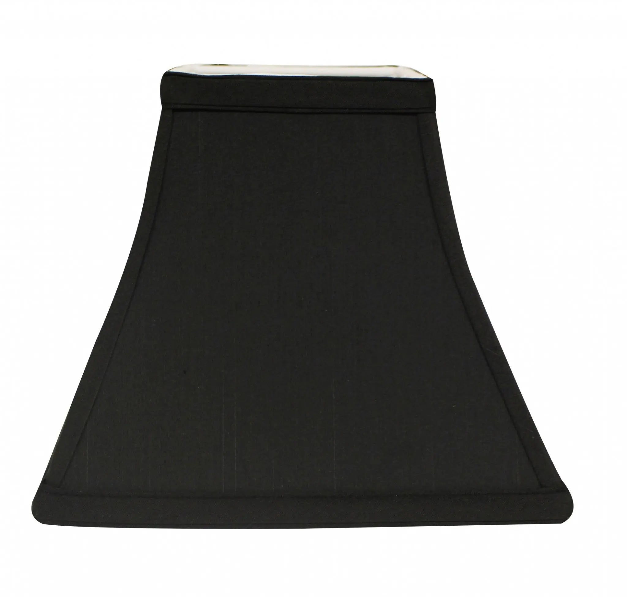 Black Shantung Silk Square Lamp Shade Homeroots Lighting