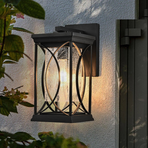 Black Transparent LED Outdoor Hanging Light Homeroots Outdoor