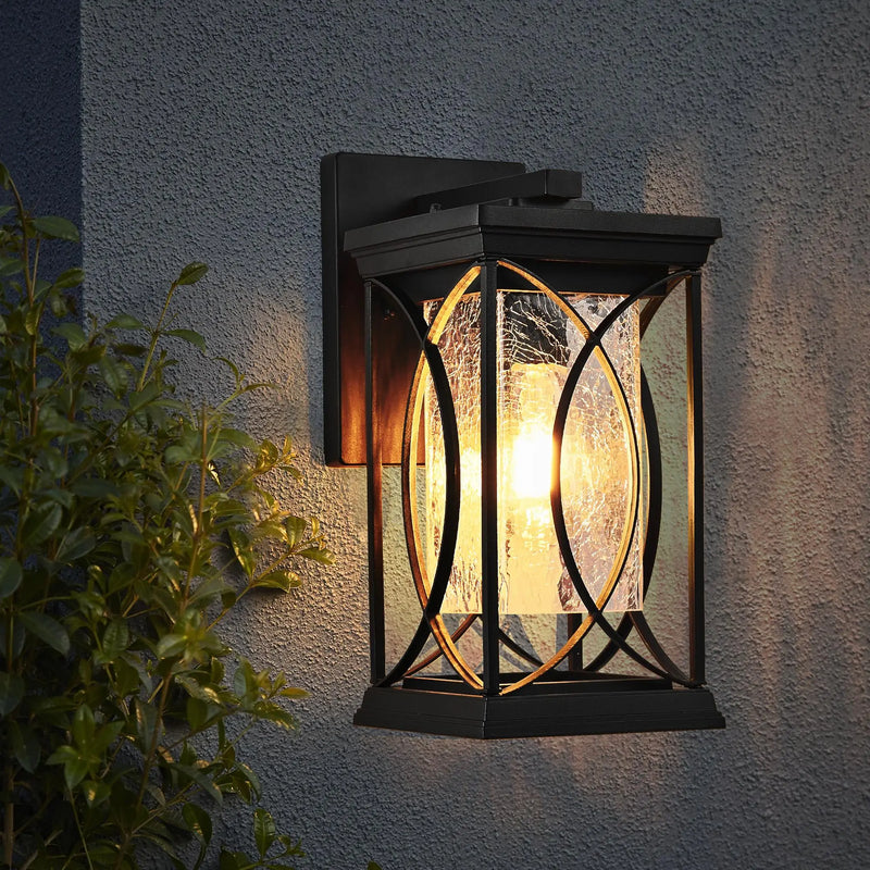 Black Transparent LED Outdoor Hanging Light Homeroots Outdoor