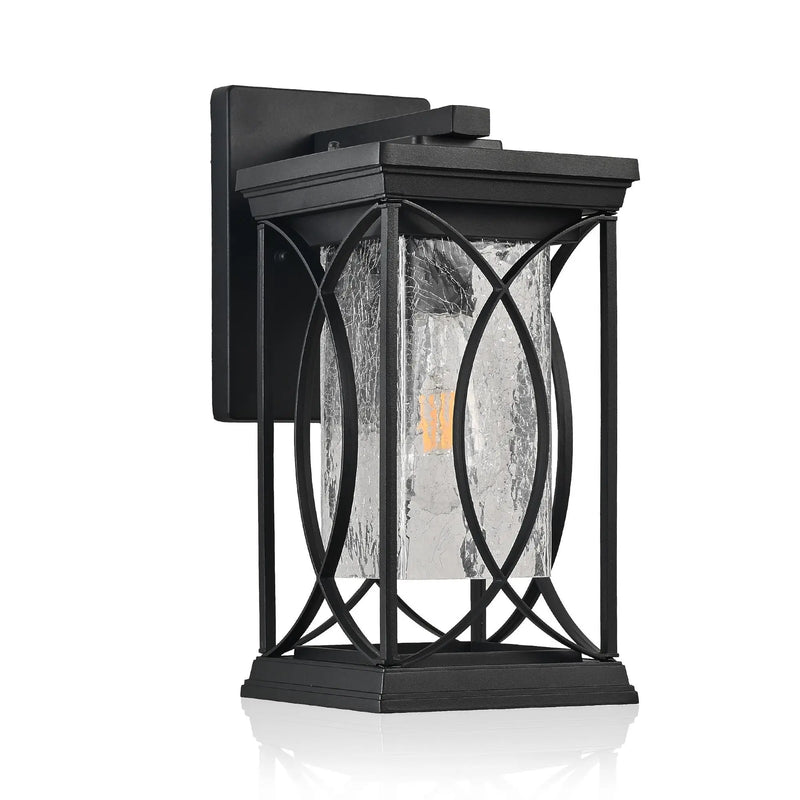 Black Transparent LED Outdoor Hanging Light Homeroots Outdoor