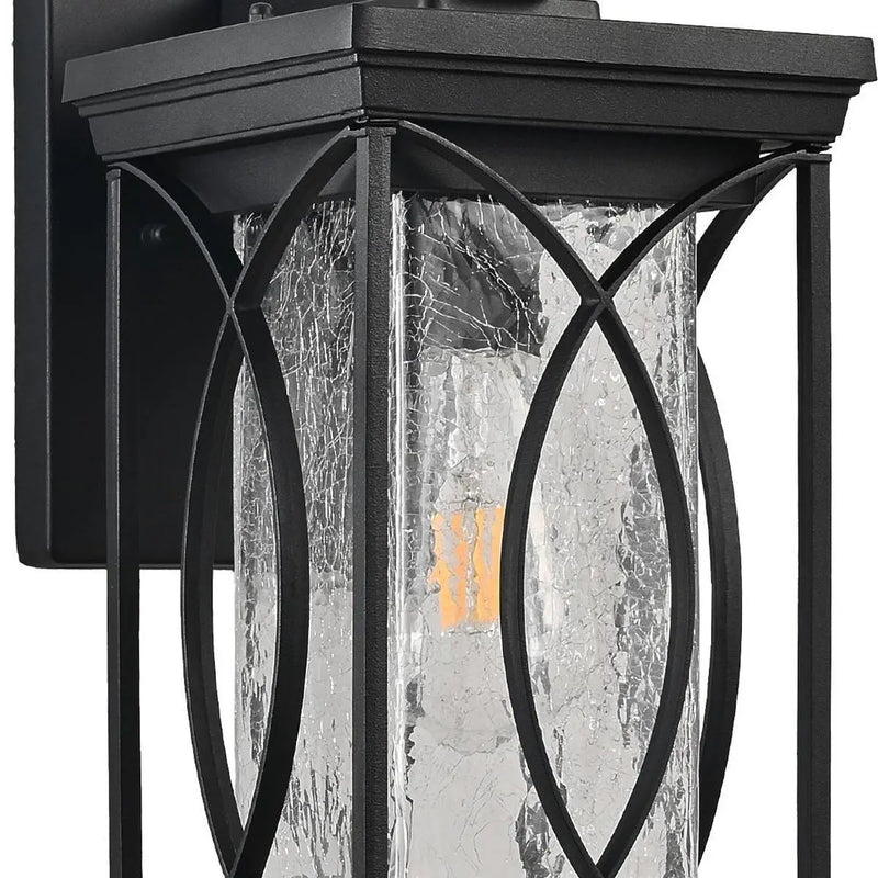 Black Transparent LED Outdoor Hanging Light Homeroots Outdoor