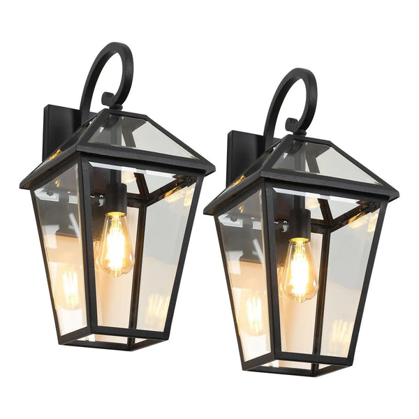 Black Transparent Outdoor Hanging Light Homeroots Outdoor