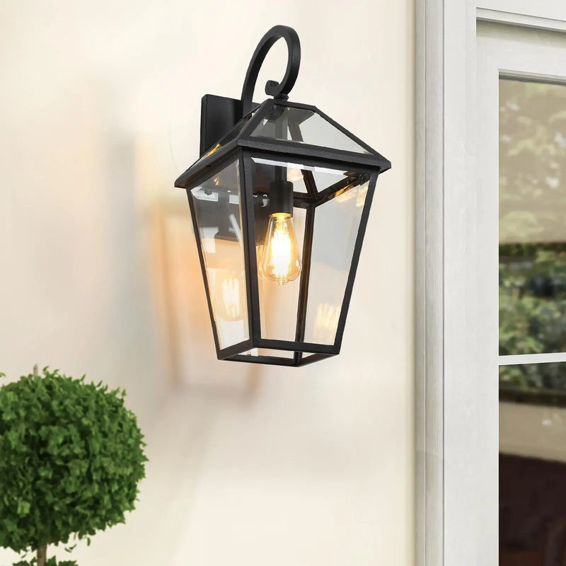 Black Transparent Outdoor Hanging Light Homeroots Outdoor