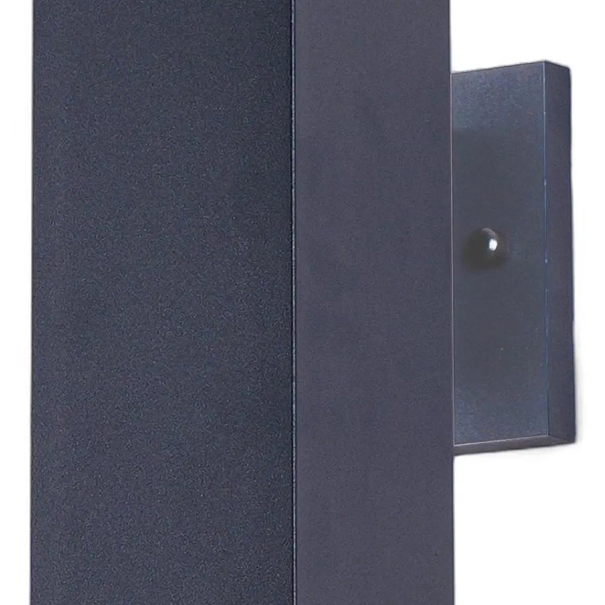 Sleek black metal door handle with contemporary design, ideal for modern home decor and secure entry solutions.