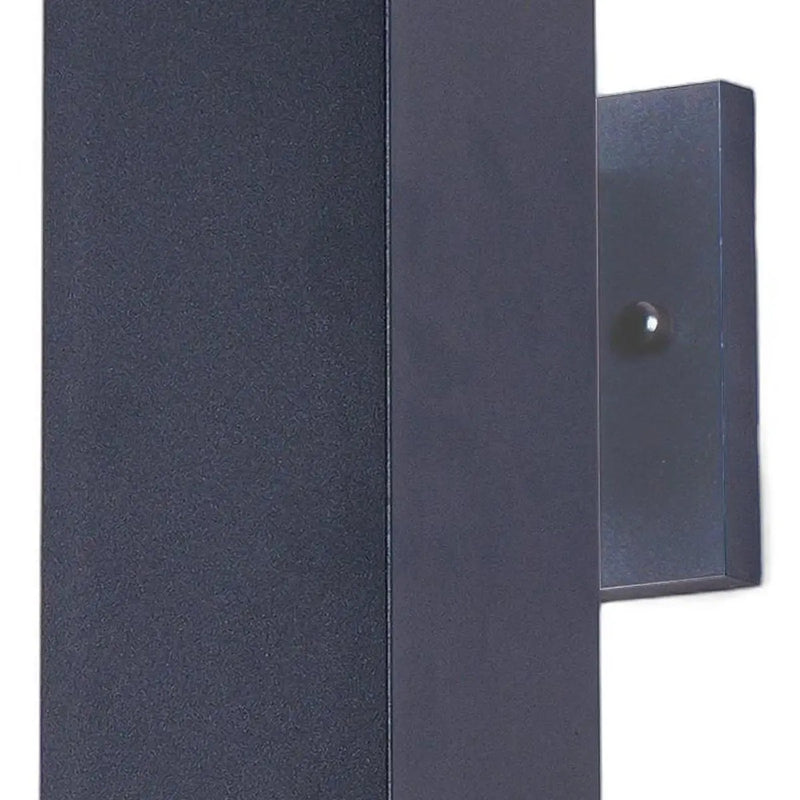 Sleek black metal door handle with contemporary design, ideal for modern home decor and secure entry solutions.