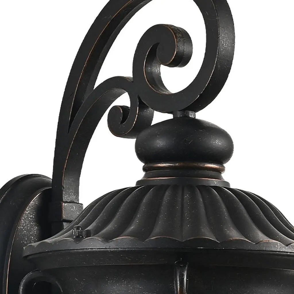Black Transparent Outdoor Hanging Light With Clear Shades Homeroots Outdoor