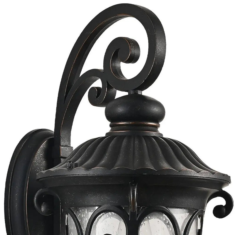 Black Transparent Outdoor Hanging Light With Clear Shades Homeroots Outdoor