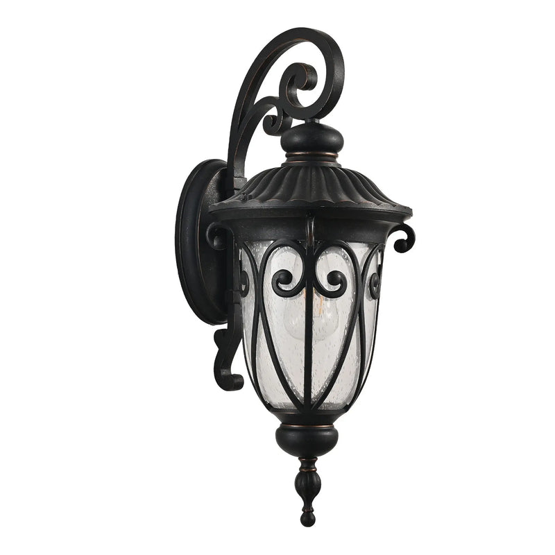 Black Transparent Outdoor Hanging Light With Clear Shades Homeroots Outdoor